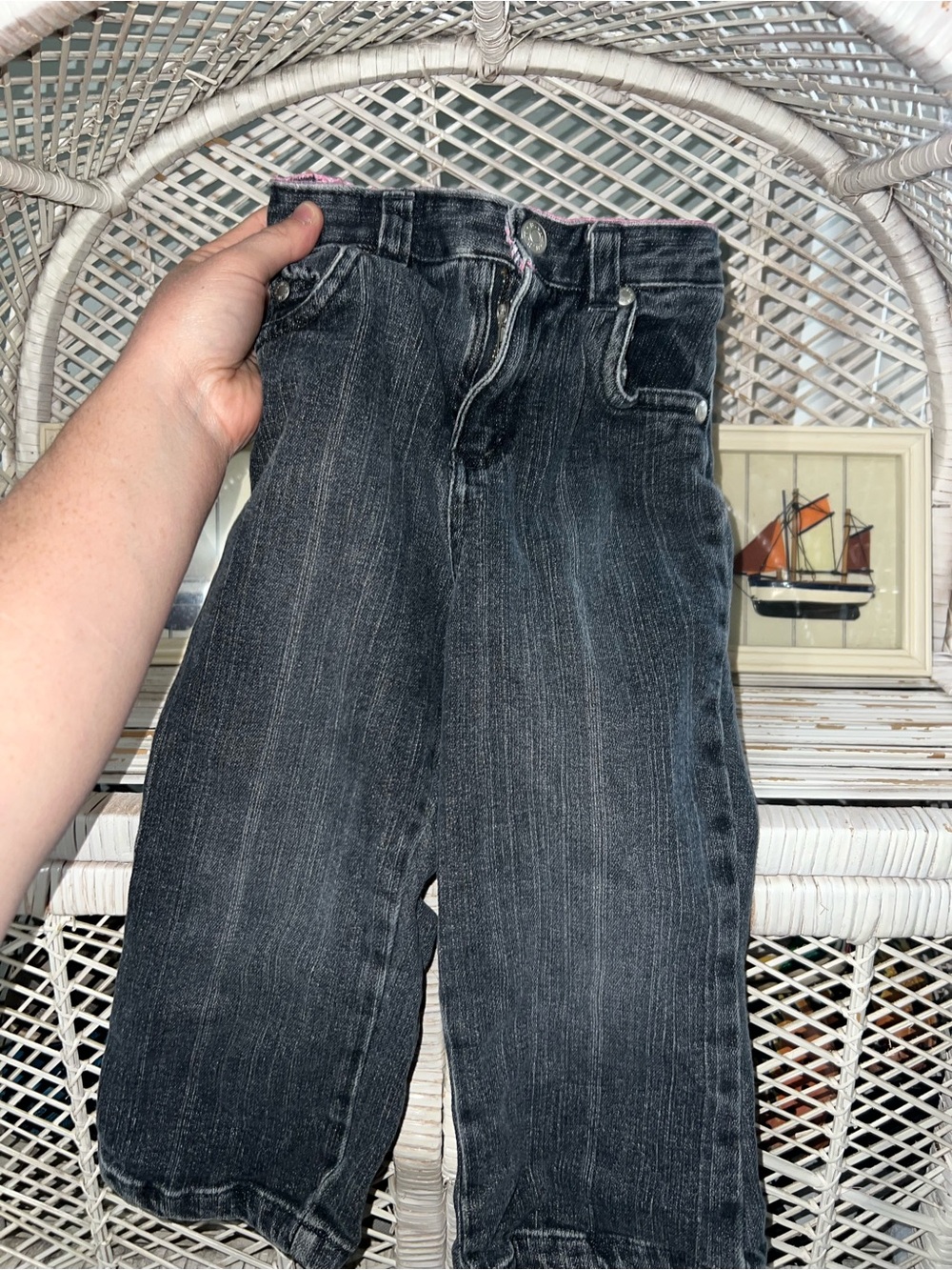 Y2k vintage baby girl bum equipment jeans